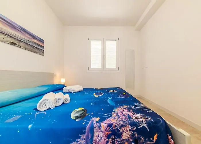 Terraced With Sea View, Parking, Wi-fi, And Ac For 4 Villa San Pasquale
